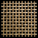 8MM APERTURE Reeded 5mm Wire Stainless Steel Woven Decorative Grilles